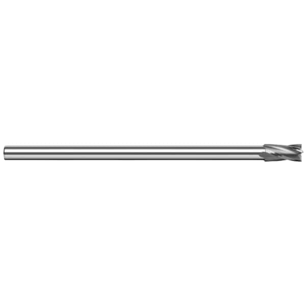 Harvey Tool End Mill Square Reduced Shank, 0.3750" (3/8), Overall Length 4" 943224 Zoro